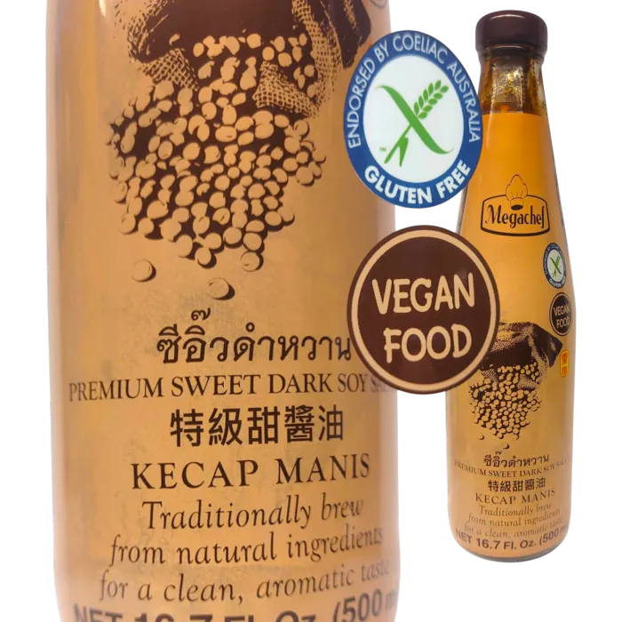 GLUTENFRI PREMIUM SØT MØRK SOYASAUS KECAP MANIS - 500 ML