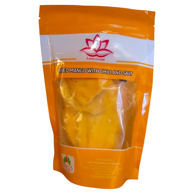 Hovedbilde TØRKET MANGO MED CHILI OG SALT - 200 GR