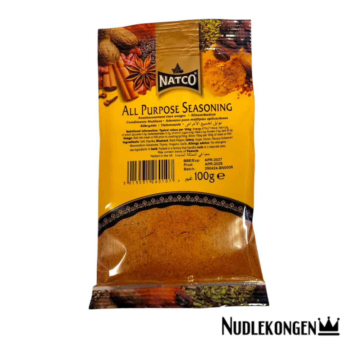 ALLROUND KRYDDER - ALL PURPOSE SEASONING - 100 GR