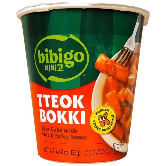 TTEOKBOKKI RICE CAKE W. HOT & SPICY SAUCE - 125 GR