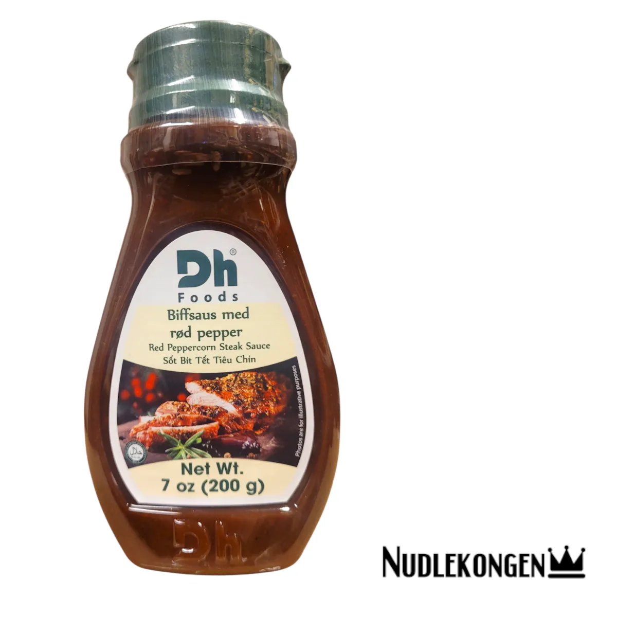 DATOSALG / BIFFSAUS MED RØD PEPPER - MARINADE - 200 GR